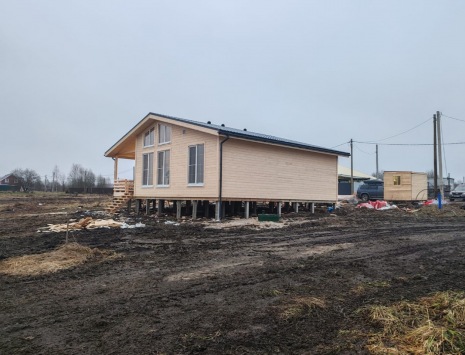 Фото готовых работ - Каркасный дом 10х12 м. (Проект К-191)