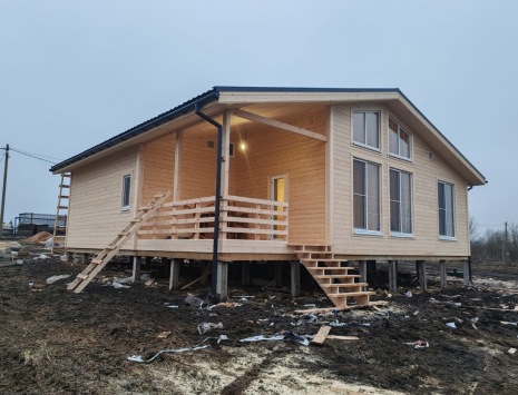 Фото готовых работ - Каркасный дом 10х12 м. (Проект К-191)