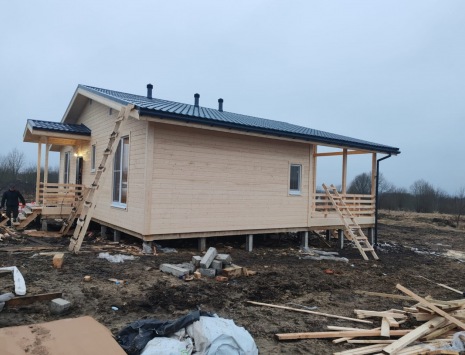 Фото готовых работ - Каркасный дом 10х12 м. (Проект К-191)