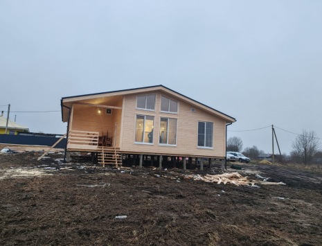 Фото готовых работ - Каркасный дом 10х12 м. (Проект К-191)