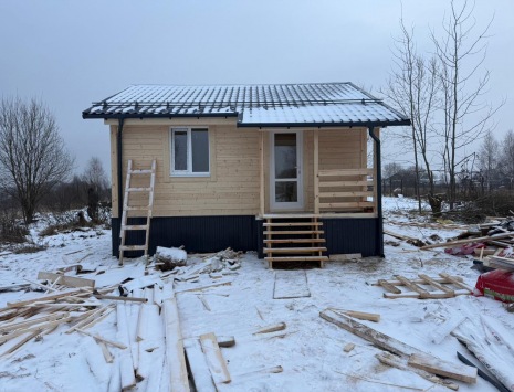 Фото готовых работ - Каркасная баня 6х6 м.