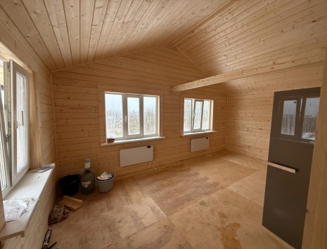 Фото готовых работ - Каркасная баня 6х6 м.