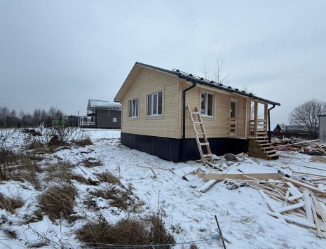 Фото готовых работ - Каркасная баня 6х6 м.