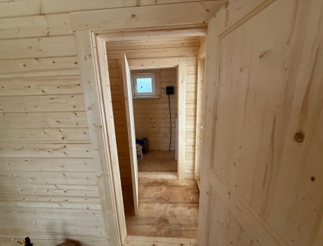 Фото готовых работ - Каркасная баня 6х6 м.