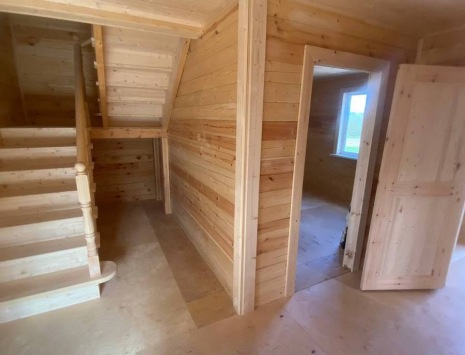 Фото готовых работ - Дом из профилированного бруса камерной сушки 8х10 м.