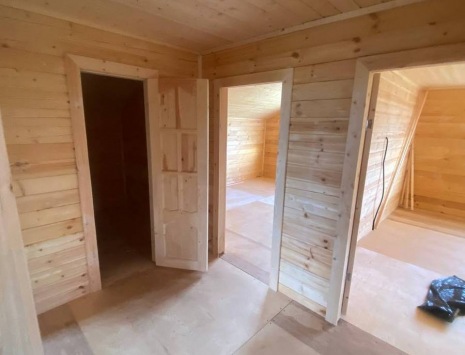 Фото готовых работ - Дом из профилированного бруса камерной сушки 8х10 м.