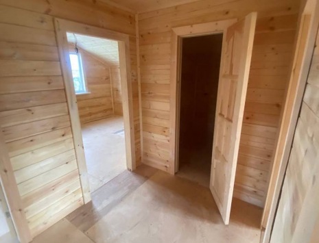 Фото готовых работ - Дом из профилированного бруса камерной сушки 8х10 м.