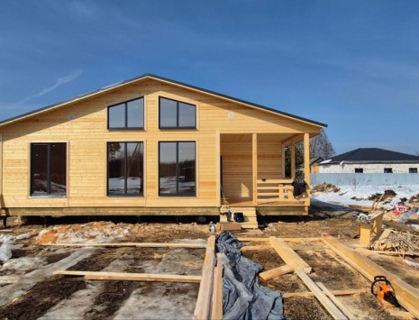 Фото готовых работ - Каркасный дом 10х12 м. (Проект К-191)