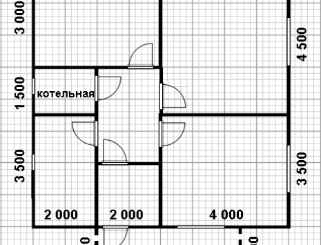 Фото готовых работ - Каркасный дом 8х8 м (К-116)