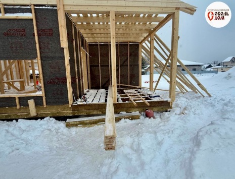 Фото готовых работ - Каркасный дом 10х12 м. (Проект К-191)