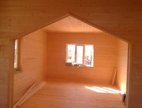 Фото готовых работ - Каркасно-щитовой дом 8х8 м. + терраса 2,5х8 м.