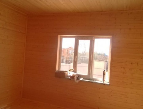 Фото готовых работ - Каркасно-щитовой дом 8х8 м. + терраса 2,5х8 м.