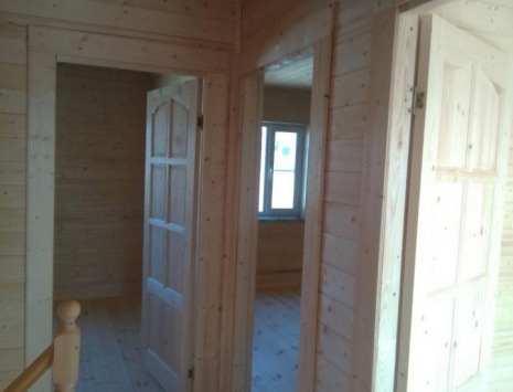 Фото готовых работ - Каркасно-щитовой дом 8х8 м. + терраса 2,5х8 м.