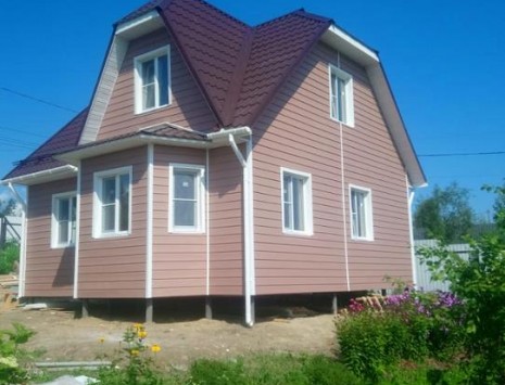 Фото готовых работ - Каркасный дом 8х8 м. (Проект К-9)