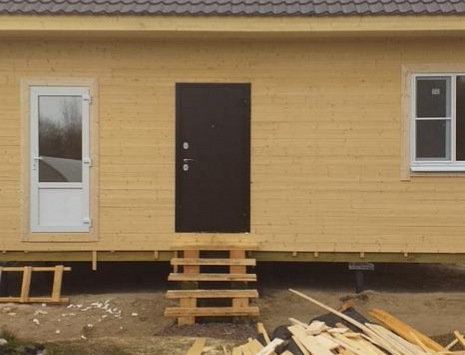Фото готовых работ - Каркасно-щитовой дом 10х10 м.