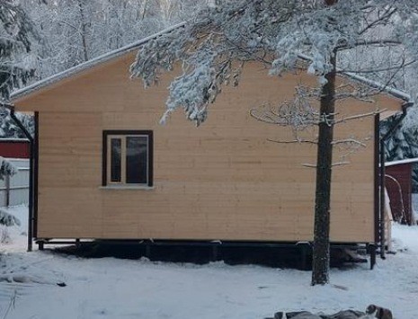 Фото готовых работ - Каркасно-щитовой дом 9х7,5 м. (К-107)