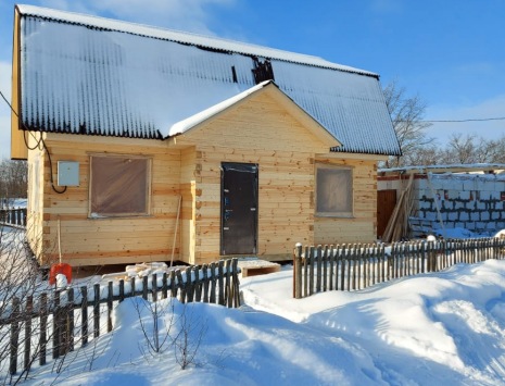 Фото готовых работ - Дом 7х9 м. из бруса камерной сушки