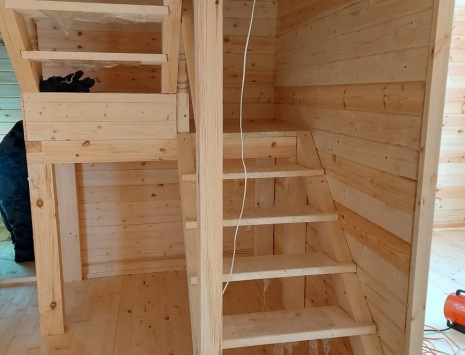 Фото готовых работ - Дом 7х9 м. из бруса камерной сушки