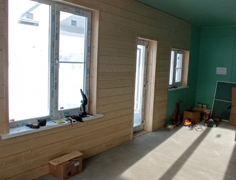 Фото готовых работ - Каркасный дом 12х9 м.