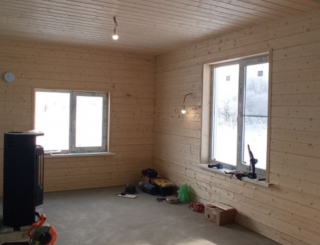 Фото готовых работ - Каркасный дом 12х9 м.