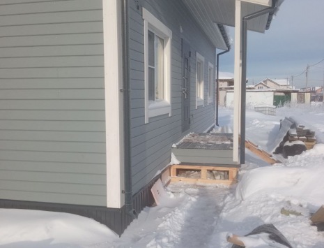 Фото готовых работ - Каркасный дом 12х9 м.