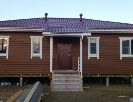 Фото готовых работ - Каркасный дом 13х9 м.