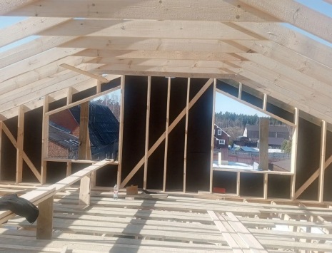 Фото готовых работ - Каркасный дом 12х8,5 м