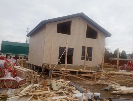 Фото готовых работ - Каркасный дом 12х8,5 м