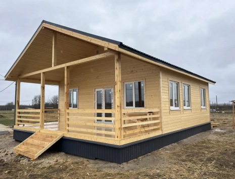 Фото готовых работ - Каркасный дом 11х8 м.