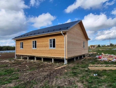 Фото готовых работ - Каркасный дом 9,5х11 м.