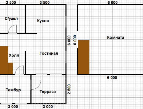 Фото готовых работ - Каркасный дом 6х8,5 м