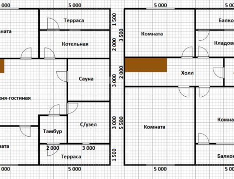 Фото готовых работ - Каркасный дом 10х11 м (Проект К-190)