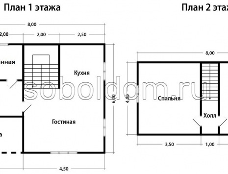 Фото готовых работ - Каркасный дом 6х8 м., с мансардой